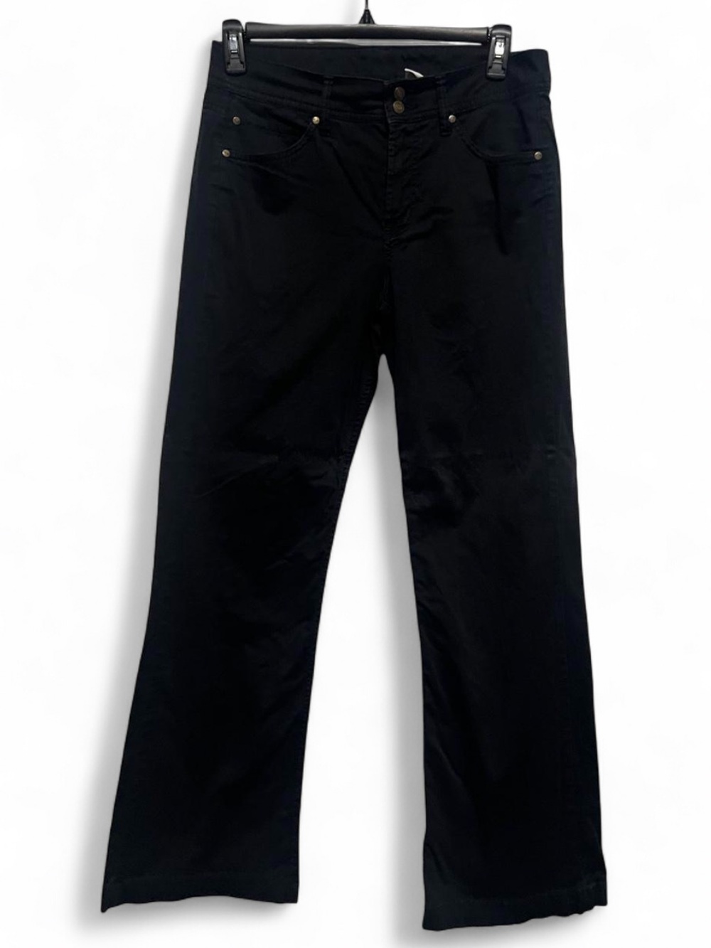Kim Rogers Black Vintage Y2K Twill Chino Pants